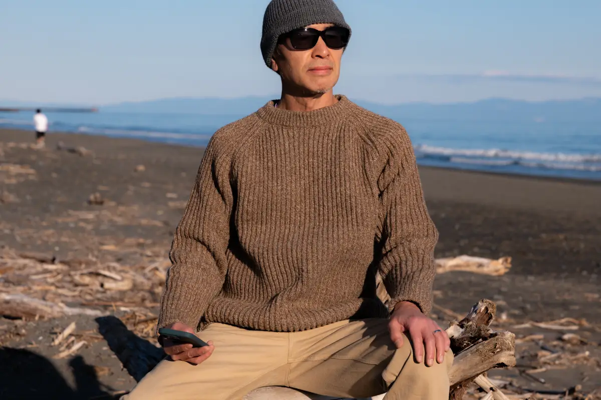 Boncoura Fisherman Sweater