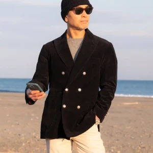 Brunello Cucinelli コーデュロイジャケット着こなし