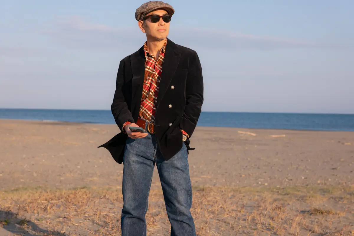 Brunello Cucinelli コーデュロイジャケット コーディネイト