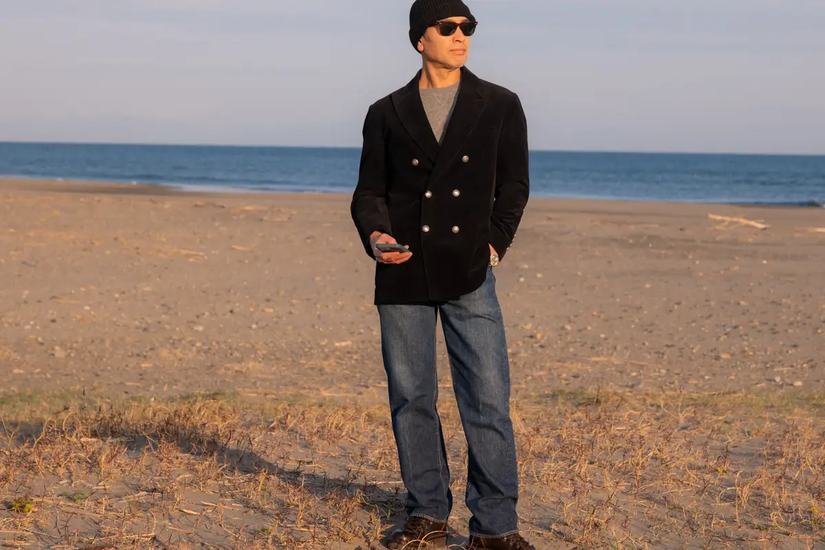 Brunello Cucinelli コーデュロイジャケット コーディネイト