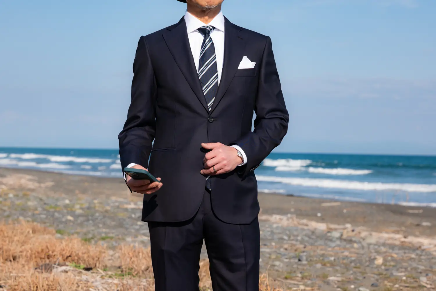 Brioni Brunico ジャケットのディテール